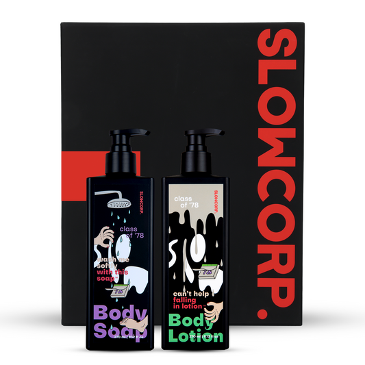 [body wash + body lotion] gift set
