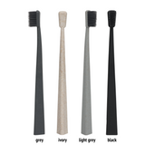 [TOOTHBRUSH • soft] tapered charcoal 4-pack